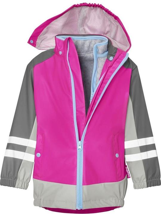 Produktbild Playshoes Kinder Regenjacke 3in1 hellbau (104)