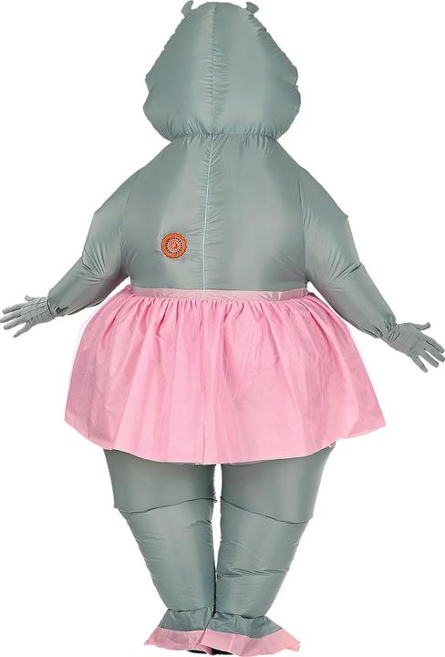 Actual product image Widmann HIPPO BALLERINA (aufblasbares Kostüm m. integriertem Gebläse & Maske), One Size Fits Most Adult (One size)
