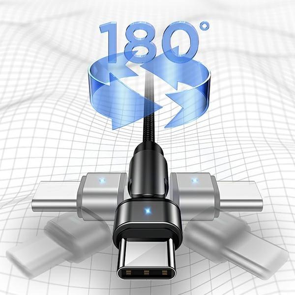 Actual product image Usams U60 Rotatable Charging Cable (1 m, USB 3.0)