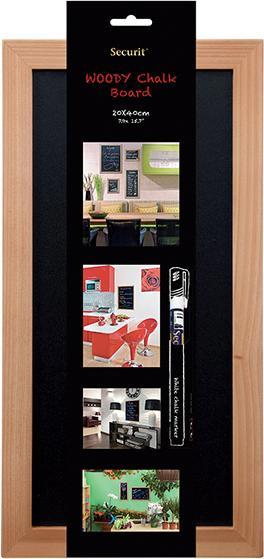 Actual product image Securit Woody (Blackboard, 20 x 40 cm)