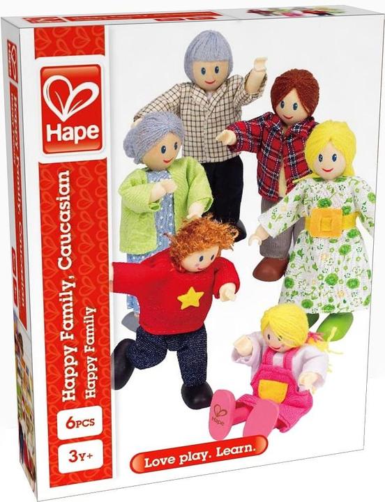 Immagine prodotto Hape Famiglia di bambole colore della pelle chiara