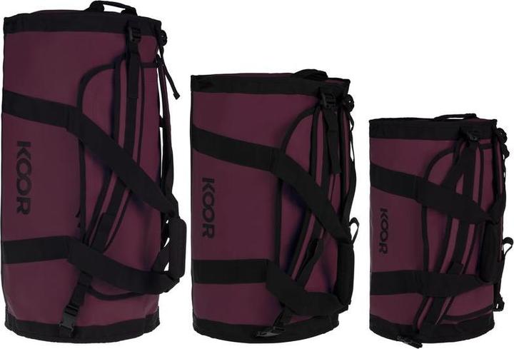 Actual product image Koor Duffle Bag Sooma 70 l, Maroon (70 l)