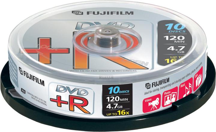 Fujifilm FUJI spind 10 DVD+R 16X Data/v (10 x)