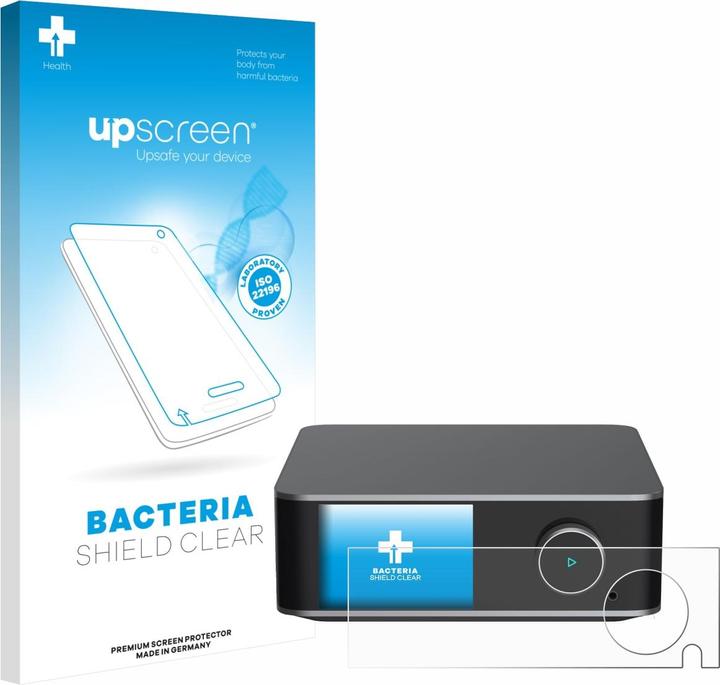 upscreen Schutzfolie Displayschutz Displayschutzfolie Folie Klar antibakteriell
