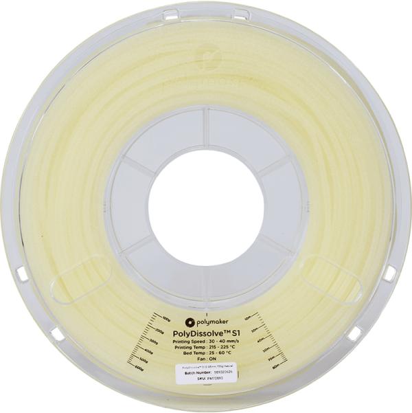 Image du produit Polymaker 70810 - Filament - PolyDissolve S1 - 750 g (PolySupport, 2.85 mm, 750 g, Transparent)
