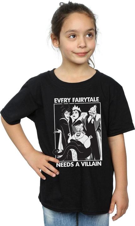 Immagine prodotto Disney Every Fairy Tale Needs A Villain Maglietta Ragazze (152, 158)