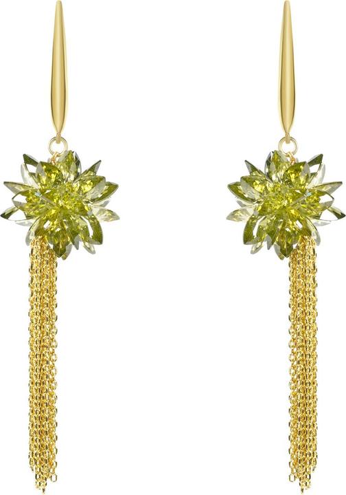 Uzurii Green Flower Fall Ohrringe (925er Sterlingsilber)