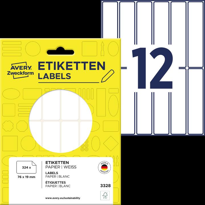 Image du produit Avery Étiquettes universelles