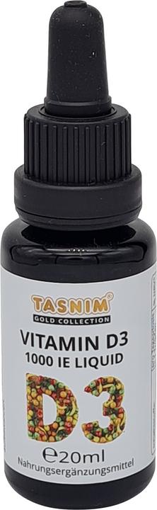 Tasnim Vitamin D3 Tropfen – 1000IE – MCT-Kokosöl (1 Stück, Tropfen)