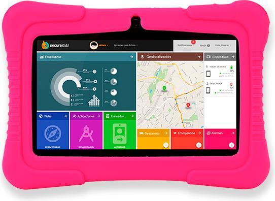 Produktbild Save Family Tab Kids 7 (Kinder Tablet) (nur WLAN, 7", 16 GB, Pink)