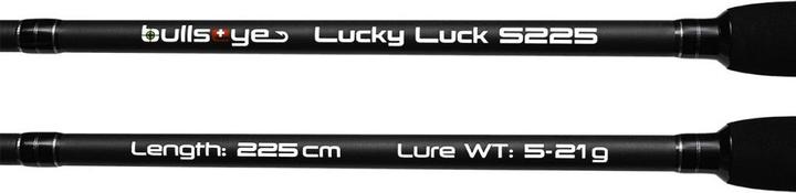 Bullseye Lucky Luck Spin 225 (Spinnrute, 225 cm)