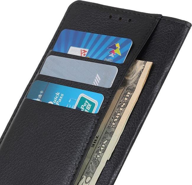 Actual product image MU Classic Litchi Leather Bookcover Series (Xiaomi Poco M4 Pro 5G)