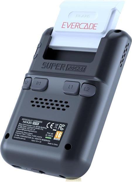 Actual product image Blaze Evercade Neo-Geo Super Pocket