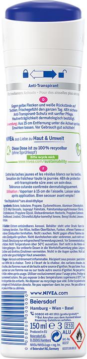 Produktbild NIVEA Black & White Invisible Clear (Spray, 150 ml)