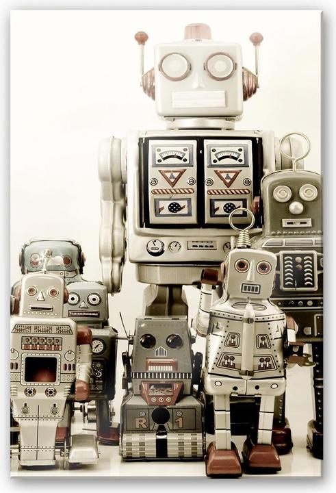 Image du produit Trenddeko Assemblée des robots (40 x 60 cm)