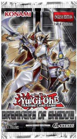 Actual product image Yu-Gi-Oh Breakers of Shadow Booster - 1st Edition -! - EN (English, Booster Pack)