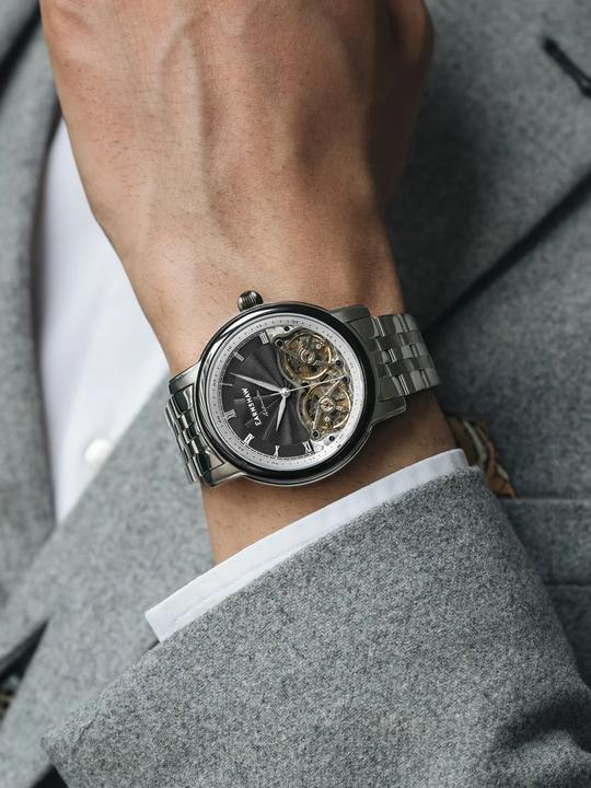 Actual product image Thomas Earnshaw ES-8255-11 Longitude Double Barrel Automatic 42mm (Analogue wristwatch, 42 mm)