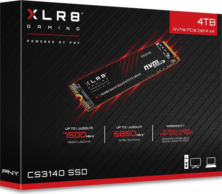 Image du produit PNY CS3140 (4000 Go, M.2 2280)