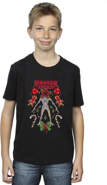 Image du produit Netflix - T-shirt STRANGER THINGS CHRISTMAS DEMOGORGON - Garçon (140, 146)