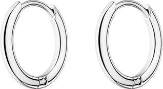 Rosefield Minimalist Steel Hoop Earrings Essentials JESHS-J582