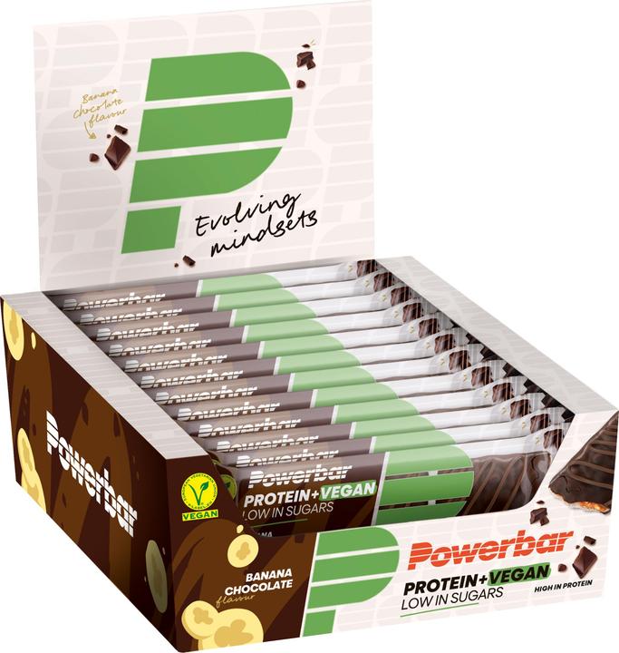 Powerbar Protein Plus Low Sugar Vegan (Banana Chocolate, 1 Stk., 504 g)