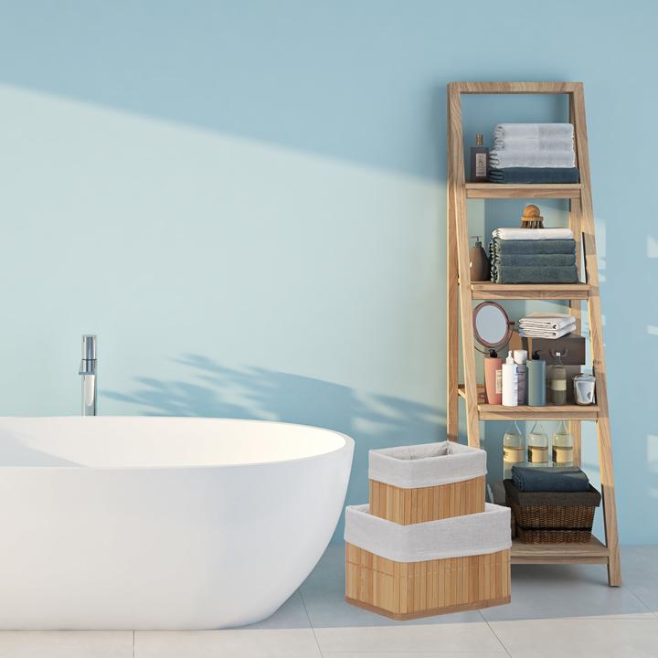 Actual product image Relaxdays Set of 6 Storage Baskets (6 x, 35 x 25 x 17 cm)