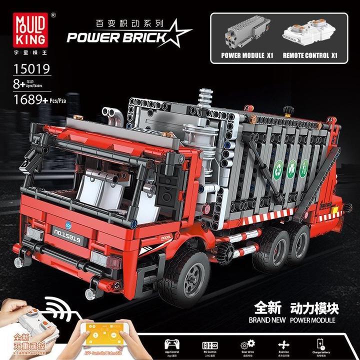 Produktbild Mould King Müllwagen