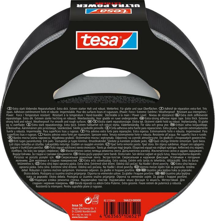 Produktbild tesa ULTRA POWER EXTREME Reparaturband, wetterbeständiges Ductape (50 mm)