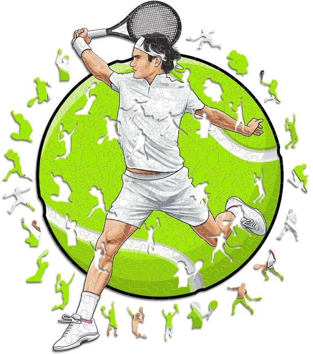 Produktbild Iconic Roger Federer - Tennis - Holz Puzzle Grösse M (270 Teile) (270 Teile)