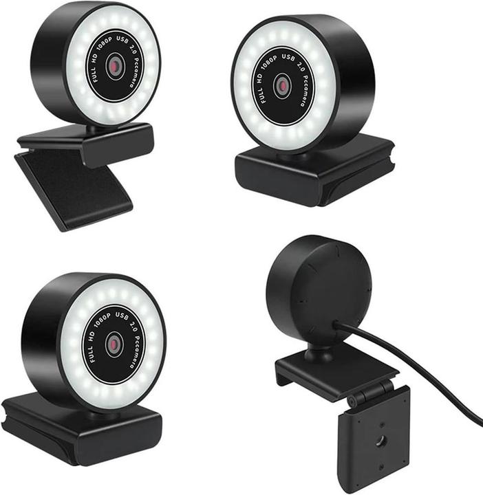Produktbild Platinet 2K LED RING webcam (PCWC2KAF) (3.60 Mpx)