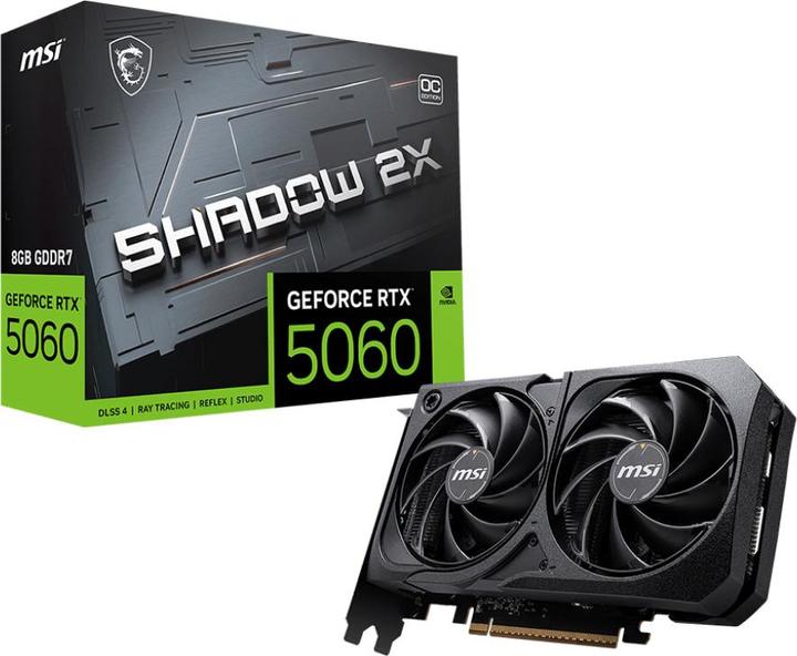 Produktbild MSI GeForce RTX 5060 Shadow 2X OC (8 GB)