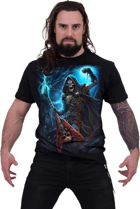 Actual product image Spiral Unisex Adult Dead Metal Short-Sleeved T-Shirt (4XL)