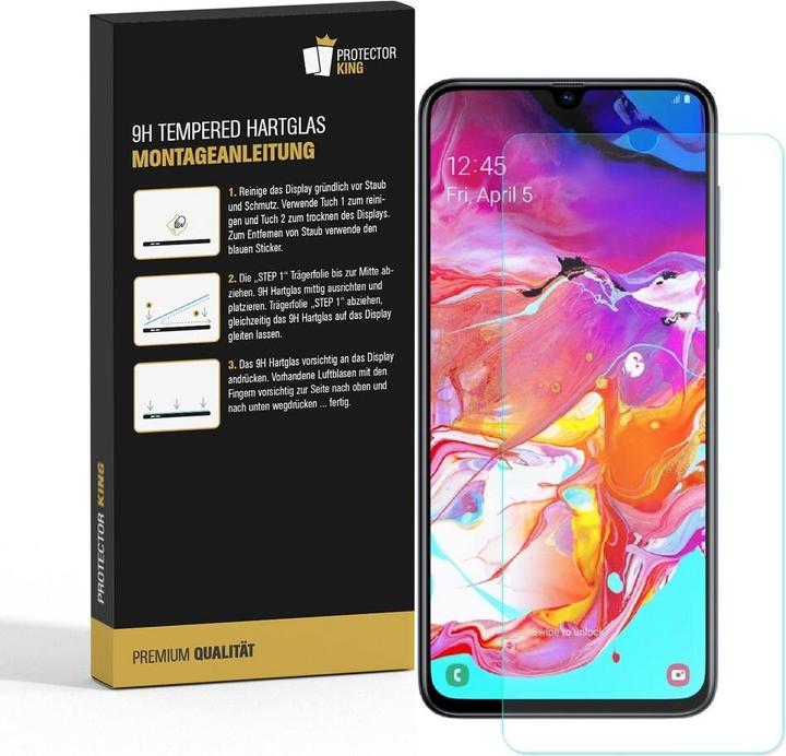 Produktbild Protectorking 3x Echtes Tempered 9H Panzerhartglas Matt Entspiegelt (3 Stück, Samsung Galaxy A30)
