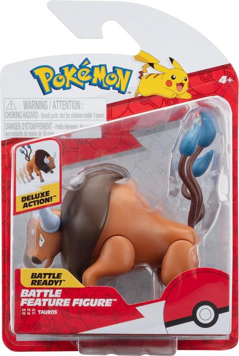 Image du produit Jazwares Figurine Pokémon Battle Feature Tauros 10 cm