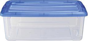 Produktbild Iris Clear NTB Aufbewahrungsbox 30,0 l transparent, blau 39,5 x 57,5 x 20,5 cm (30 l)