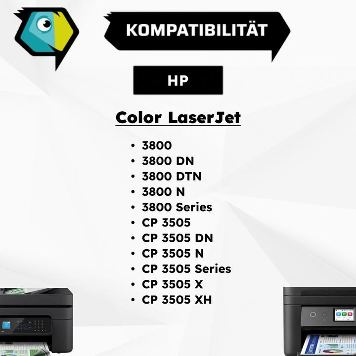 Produktbild Inkadoo Toner kompatibel zu HP CE271A / 650A Toner, cyan Cyan (C)