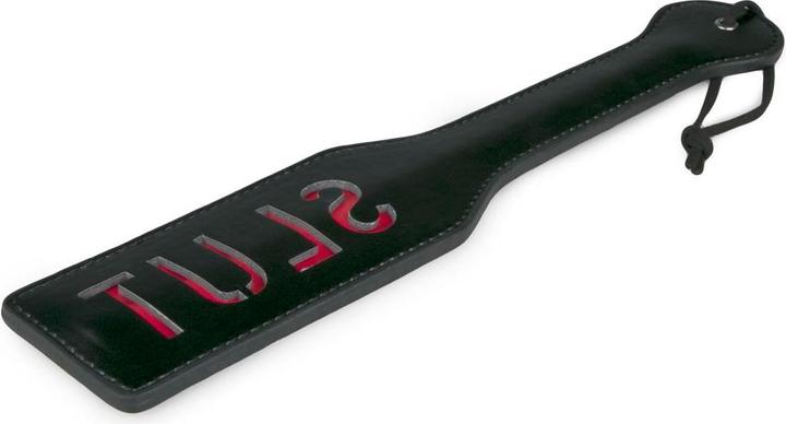 Produktbild Fetish Collection Zwarte leren paddle Slut