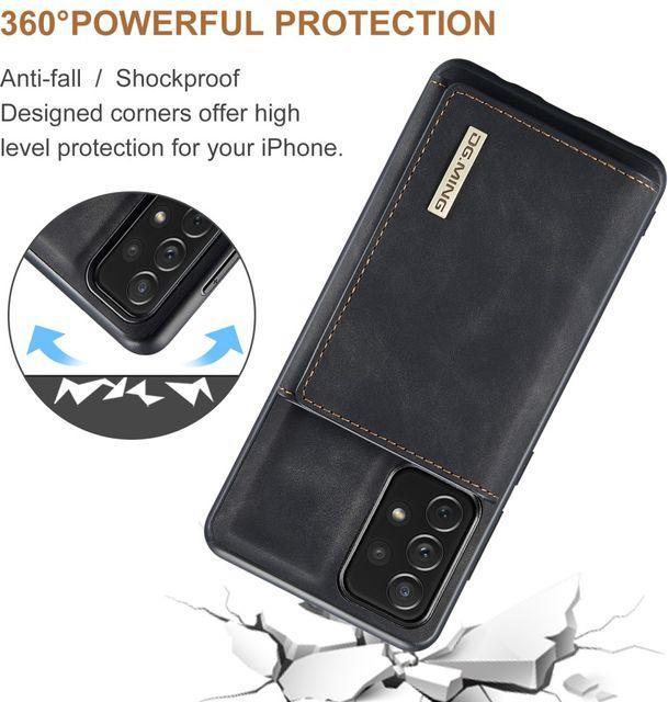 Actual product image Dg.Ming M1 Series Hardcase with Detachable Wallet (Samsung Galaxy A73 5G)