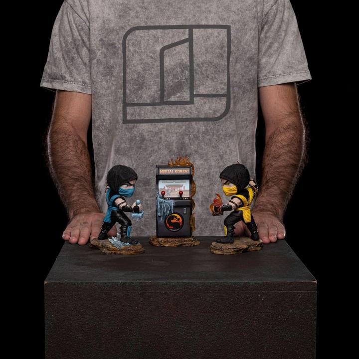 Immagine prodotto Iron Studios Mortal Kombat Mini Co. Figure in PVC Scorpion vs. Subzero Arcade Set 15 cm