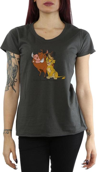 Immagine prodotto Disney Classic Simba, Timon And Pumbaa Maglietta Donna (L)
