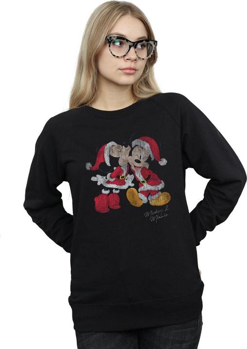 Image du produit Disney - Sweat MICKEY AND MINNIE CHRISTMAS KISS - Femme (L)