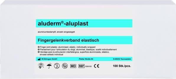 Produktbild Söhngen aluderm aluplast Fingergelenkpflaster elastisch 4x7.2cm, einzeln, 100 Stk. (1 x)