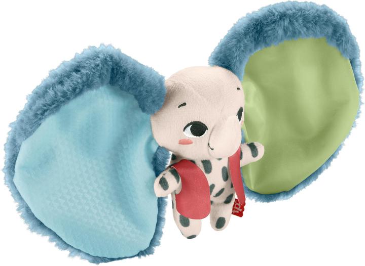 Actual product image Fisher-Price Planet Friends Giant Eared Elephant Sensory Toy for Newborn, Plush Elephant for Newborn (18.40 cm)