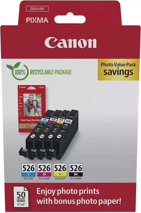 Canon CLI-526 (M, Y, C, BK)