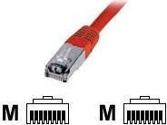 Produktbild Digitus CAT 5e SF-UTP Patchkabel Cu PVC AWG 26/7 Länge 10 m Farbe Rot (SF/UTP, CAT5e, 10 m)