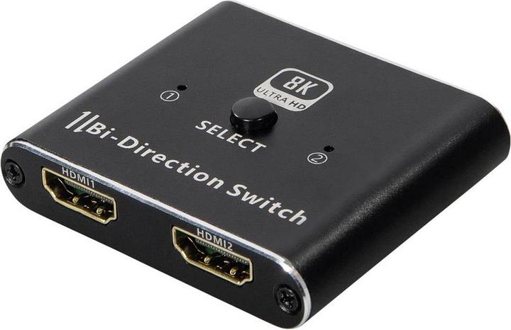 Actual product image Maxtrack 1+2 port HDMI switch 7680 x 4320 pixels