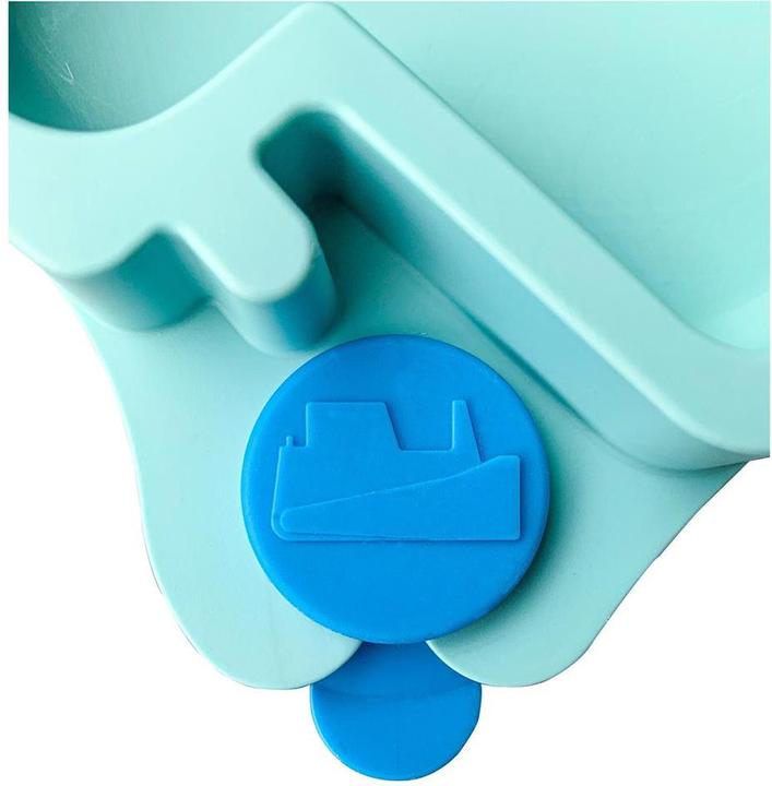 Image du produit Constructive Eating Camion Assiette, bleu-vert
