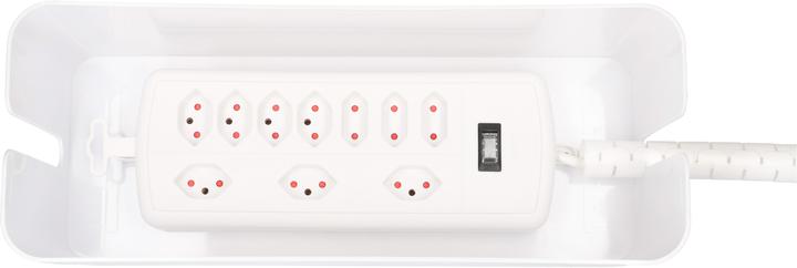 Produktbild Max Hauri Cable Home Kabelmanagement Set: Box gross + Power-Station + Spiralschlauch