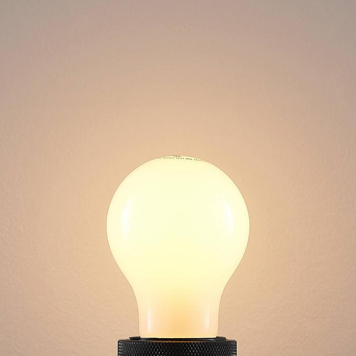 Actual product image Arcchio LED lamp E27 4W 2,700K dimmable, opal (E27, 4 W, 470 lm, 1 x, E)