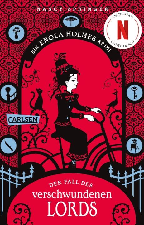 Actual product image Enola Holmes: Der Fall des verschwundenen Lords (German, Nancy Springer, 2024)
